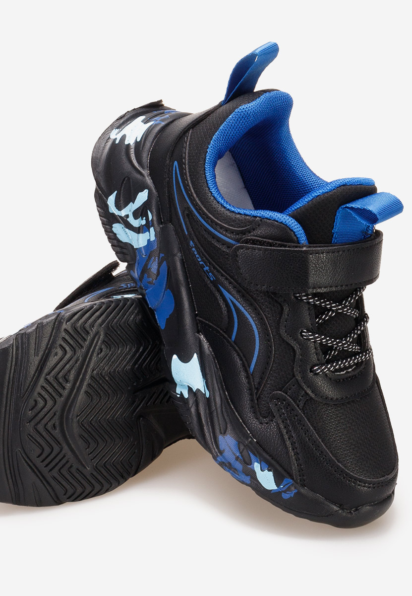 Czarne sneakersy chłopięce Laris