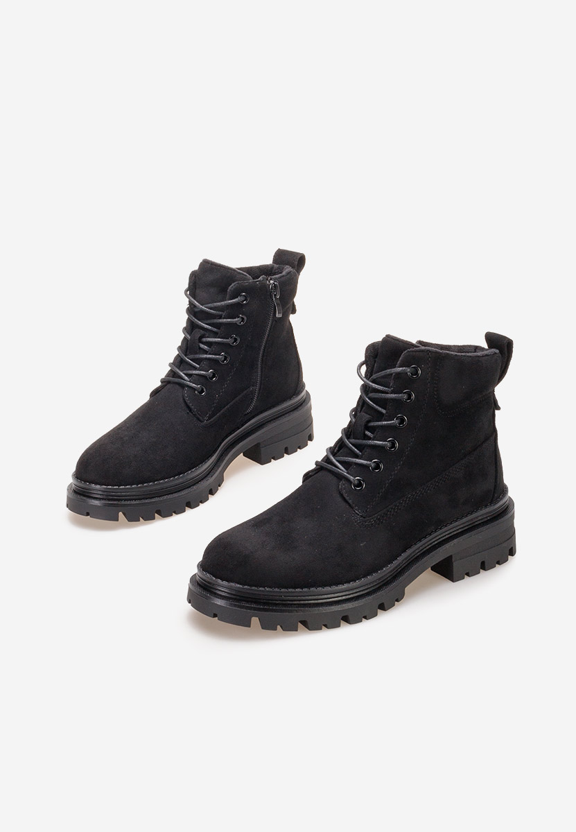 Czarne trapery damskie Sedria