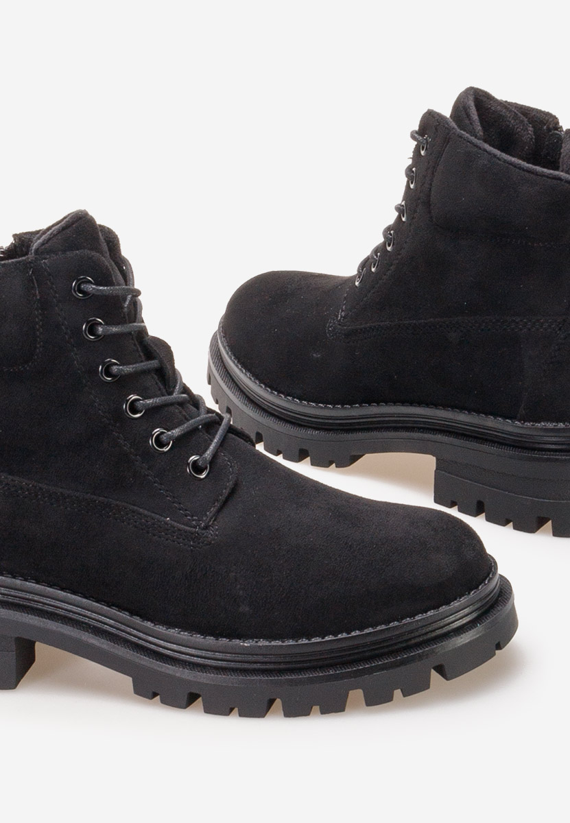 Czarne trapery damskie Sedria