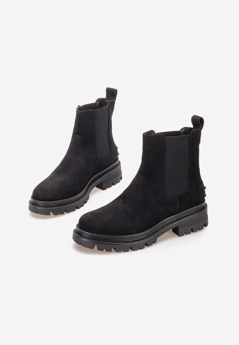 Czarne botki chelsea Sallia