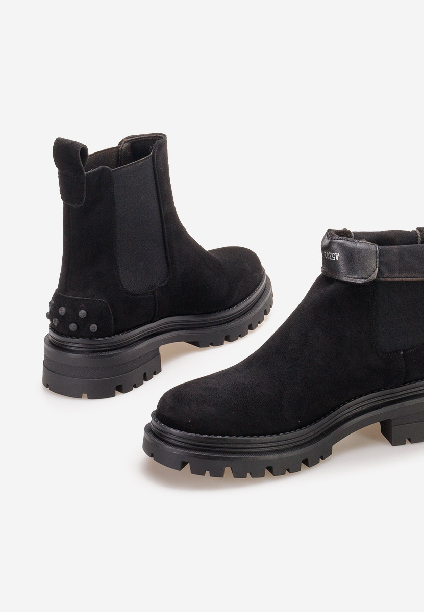 Czarne botki chelsea Sallia