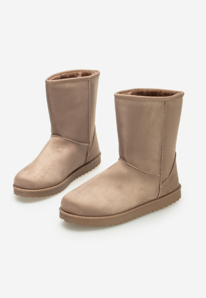 Camelowe śniegowce damskie Ozira  kaki