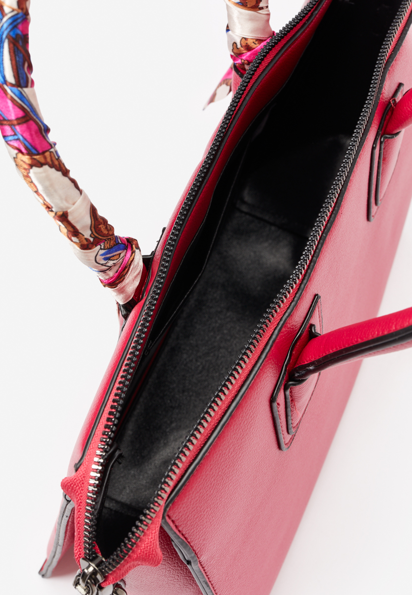 Fuksjowe torebka do ręki Selenite