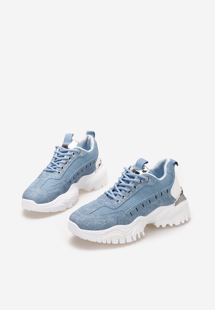 Niebieskie sneakersy damskie Eniora