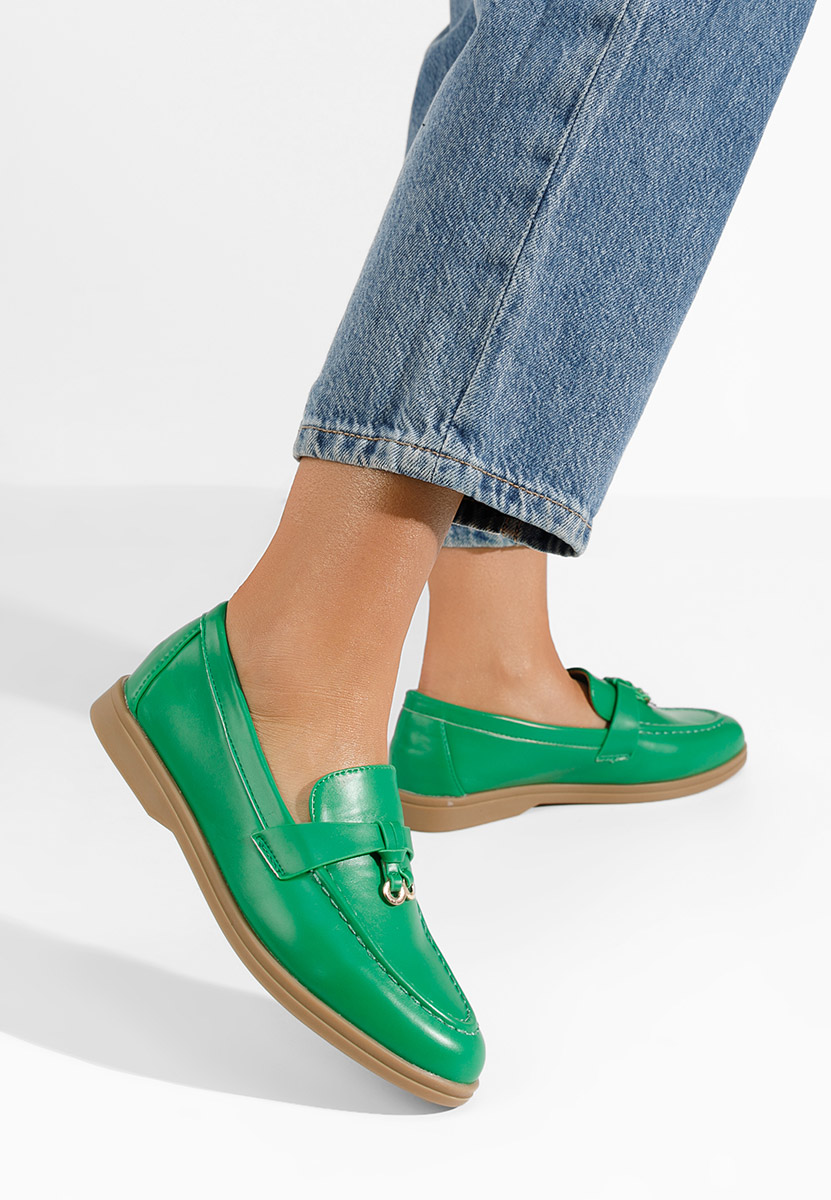 Zielone mokasyny damskie Ravishine Zielone mokasyny damskie Ravishine