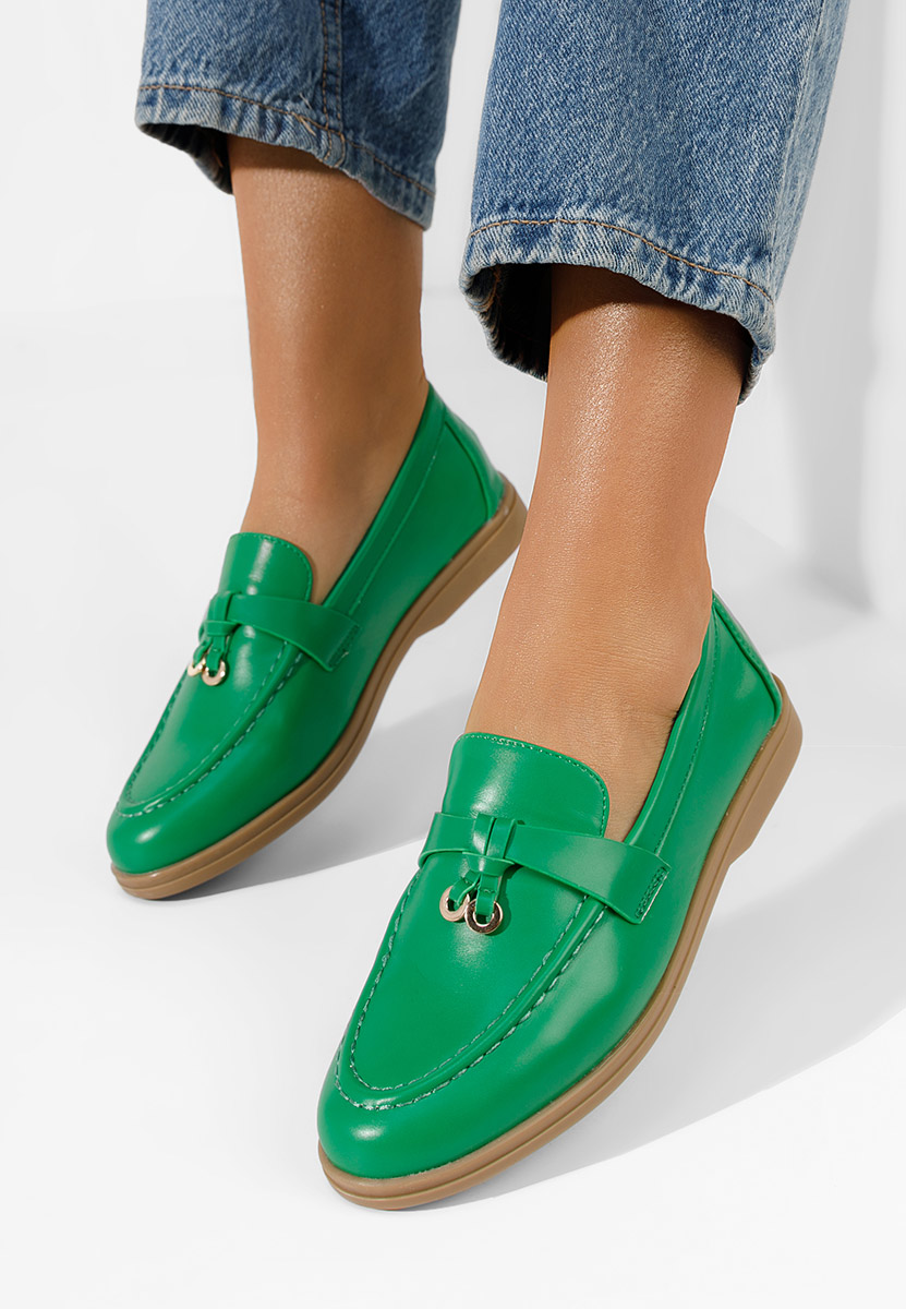 Zielone mokasyny damskie Ravishine Zielone mokasyny damskie Ravishine
