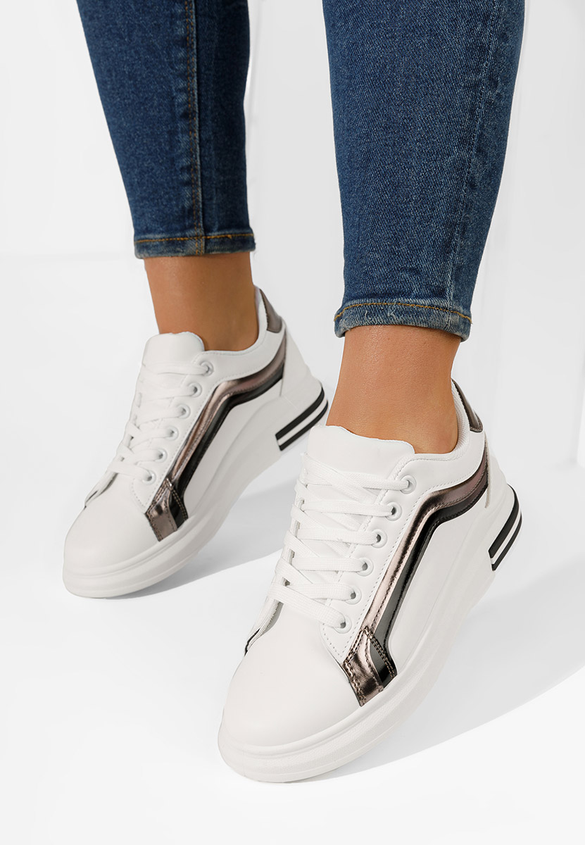 Białe sneakersy damskie Ateliana V5