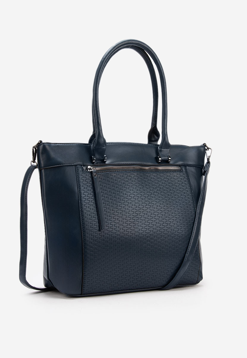 Granatowe torebka do ręki Seziana