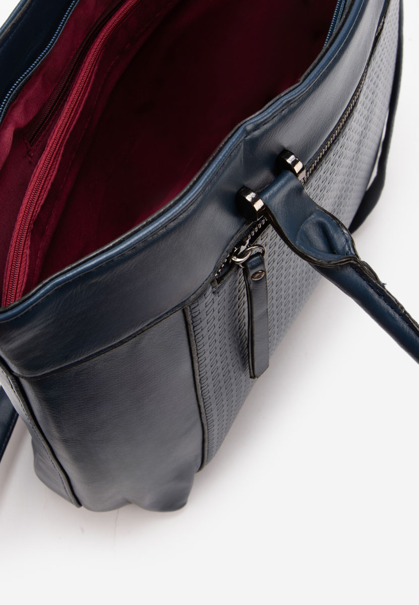 Granatowe torebka do ręki Seziana