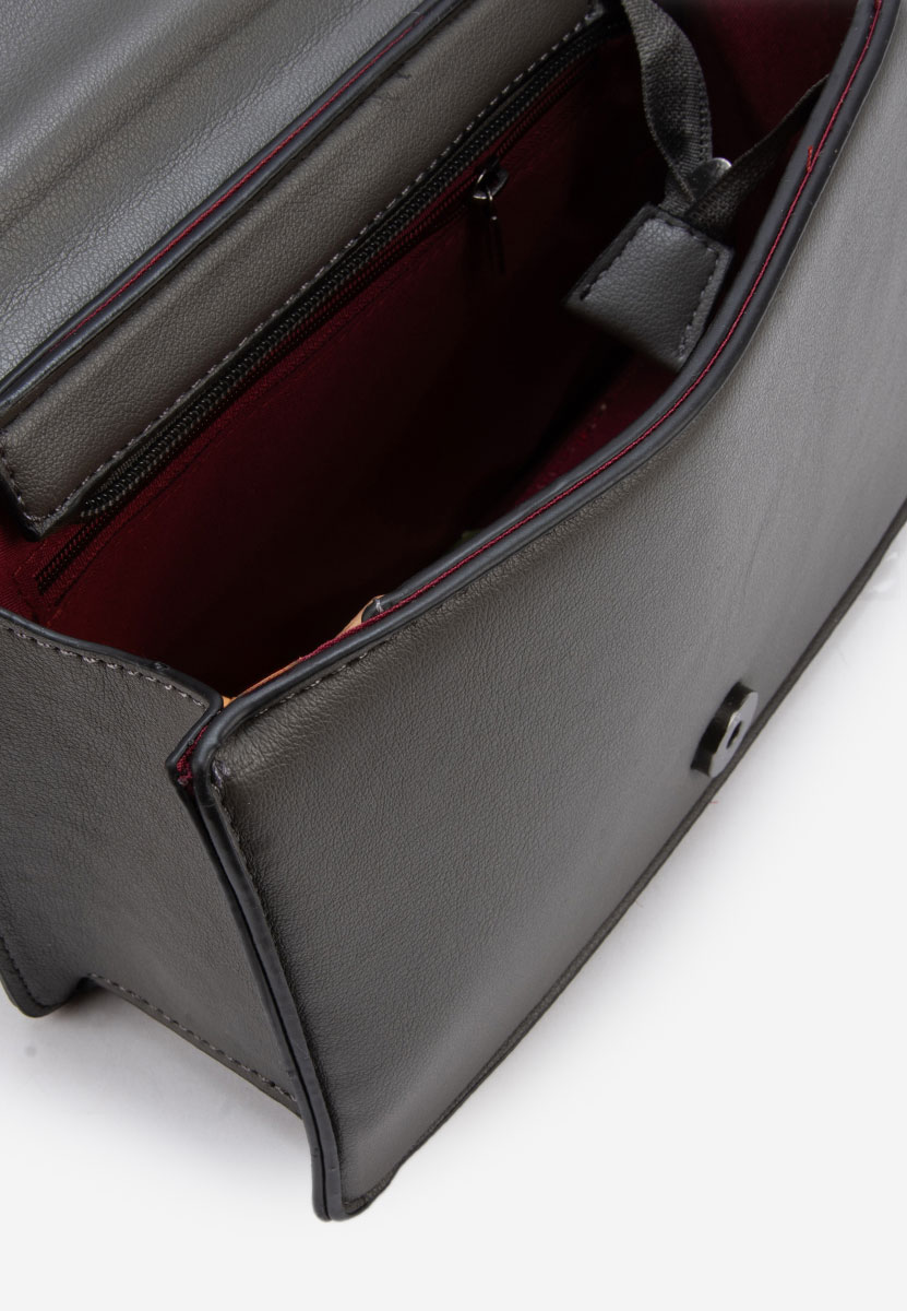 Szare torebka na ramię Ethelda