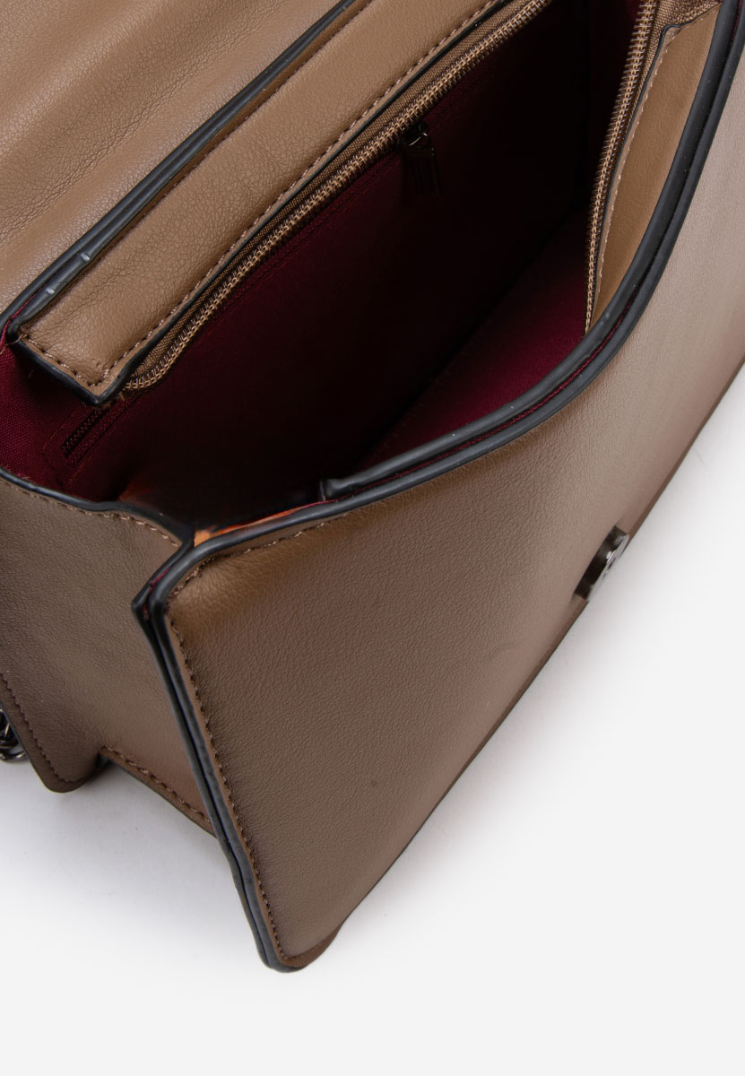 Khaki torebka na ramię Ethelda