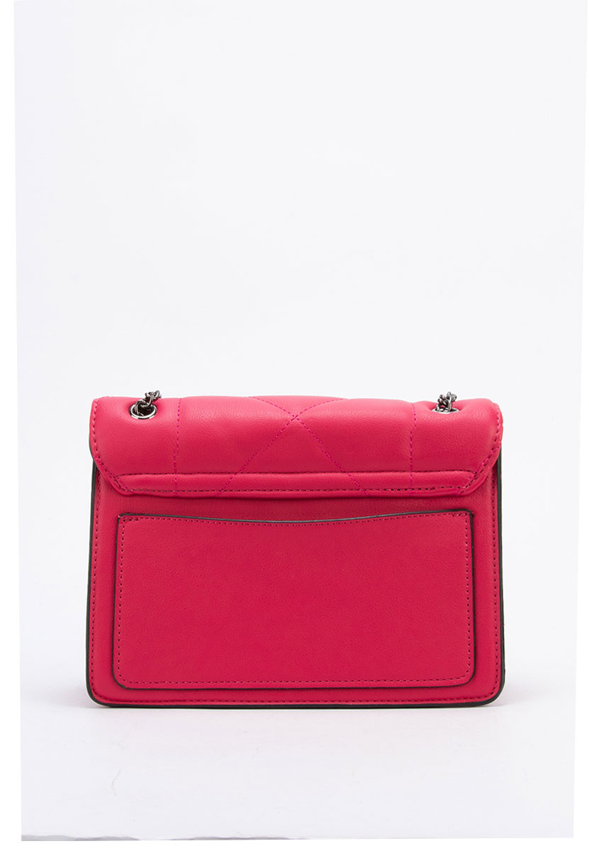 Fuksjowe torebka na ramię Ethelda