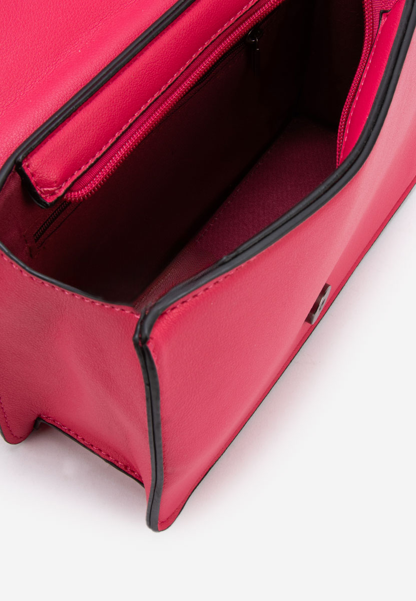 Fuksjowe torebka na ramię Ethelda