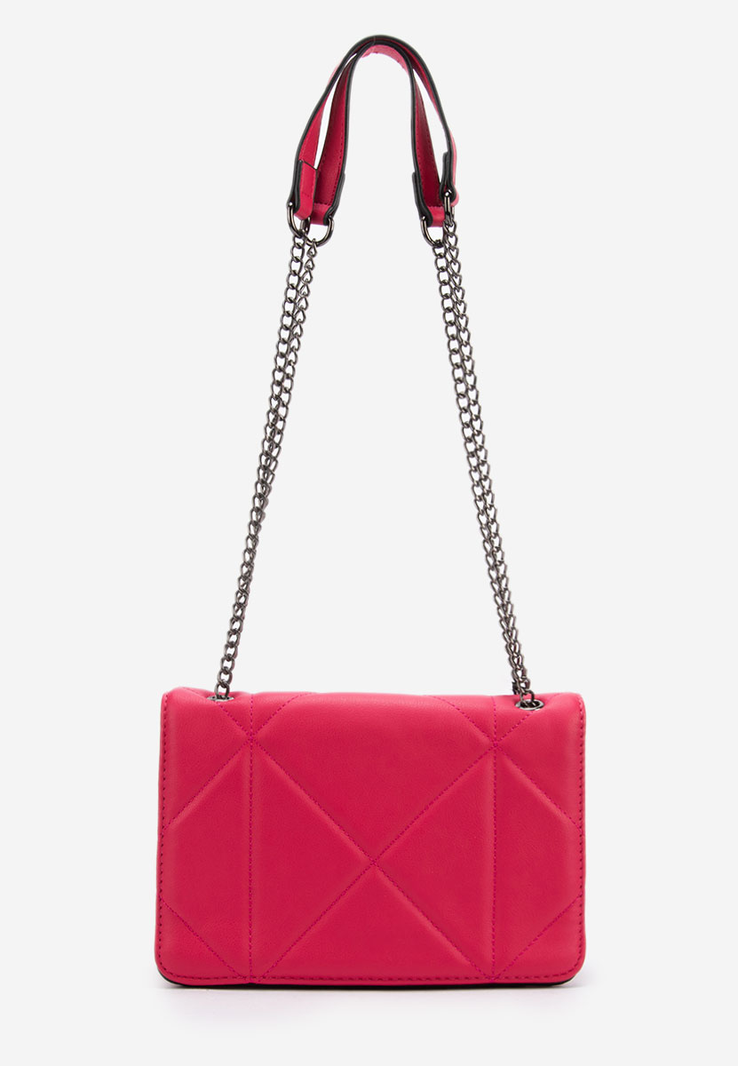 Fuksjowe torebka na ramię Ethelda