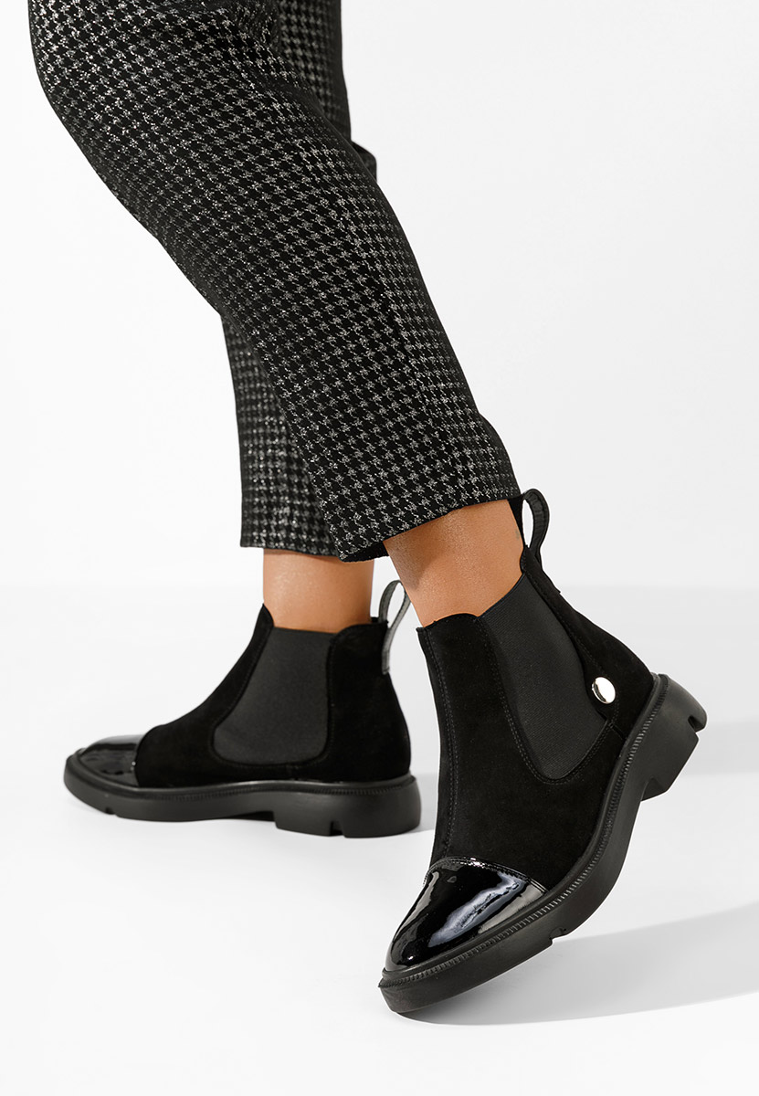 Czarne botki chelsea Lamira V2