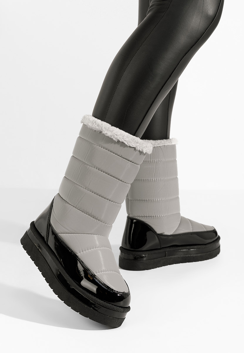 Szare śniegowce damskie Miho