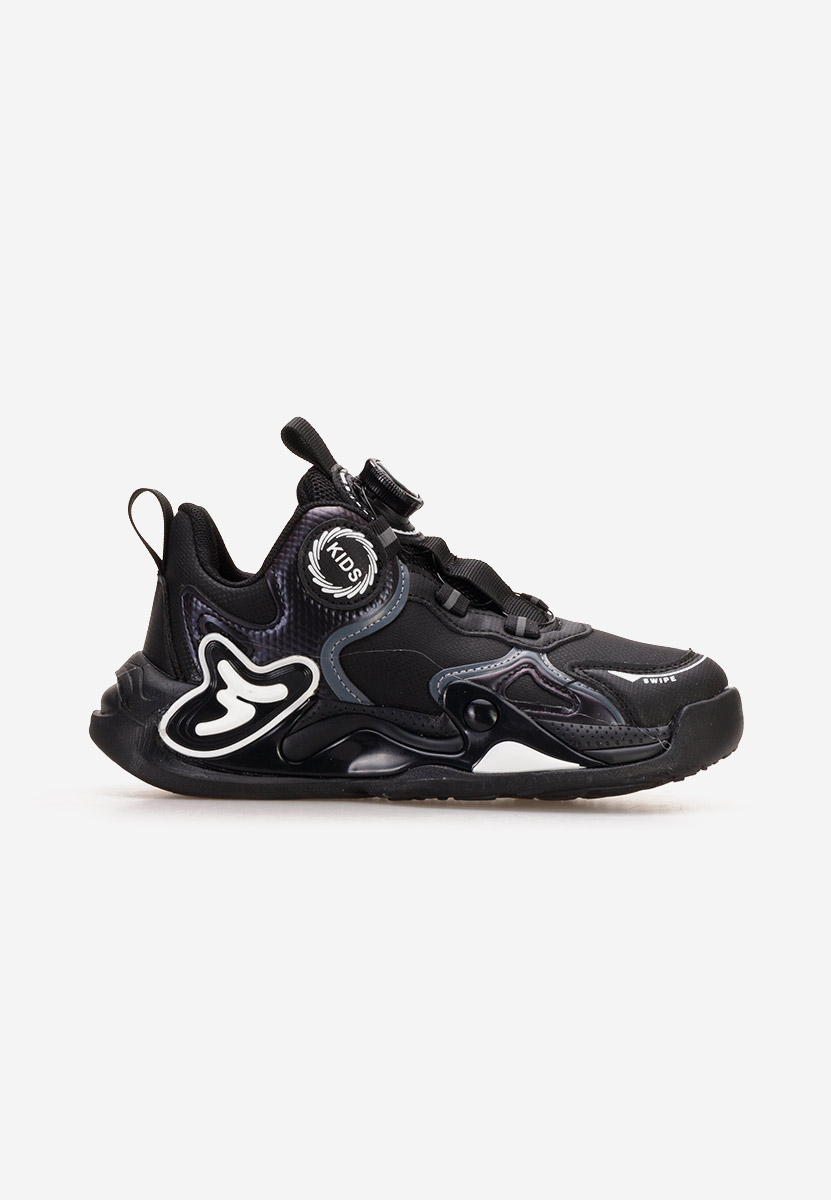 Czarne sneakersy chłopięce Sheba