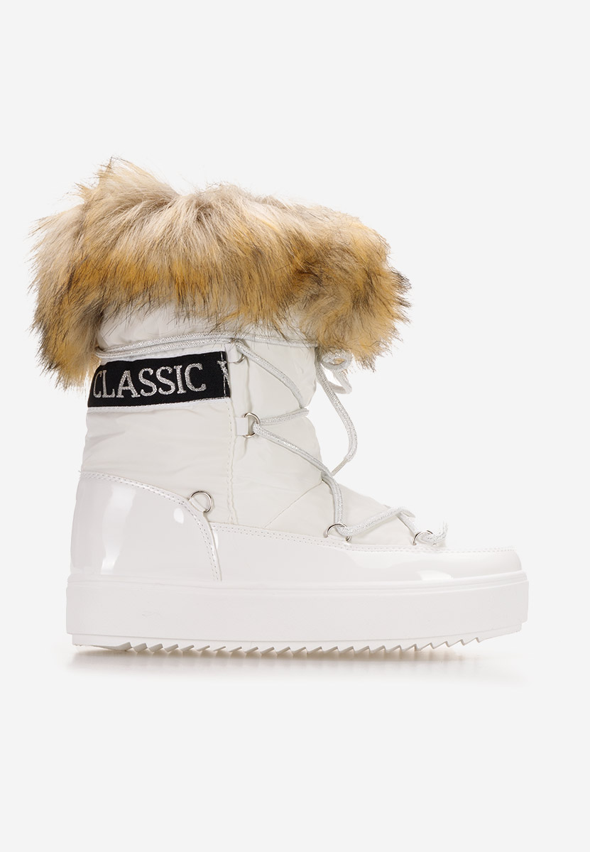 Białe śniegowce damskie Erenya