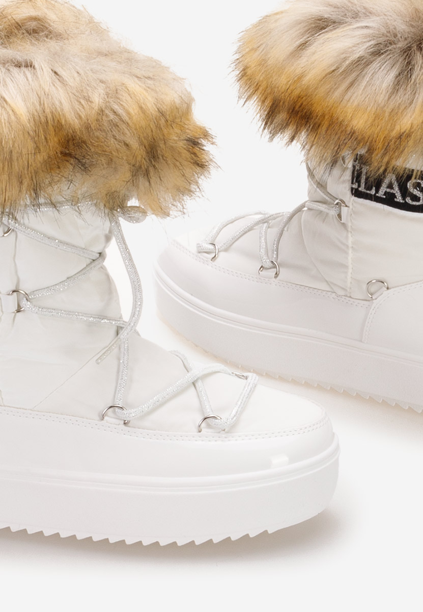 Białe śniegowce damskie Erenya