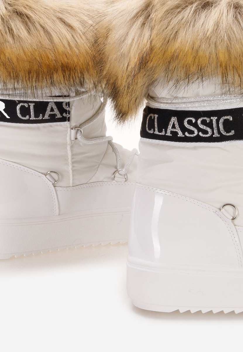 Białe śniegowce damskie Erenya