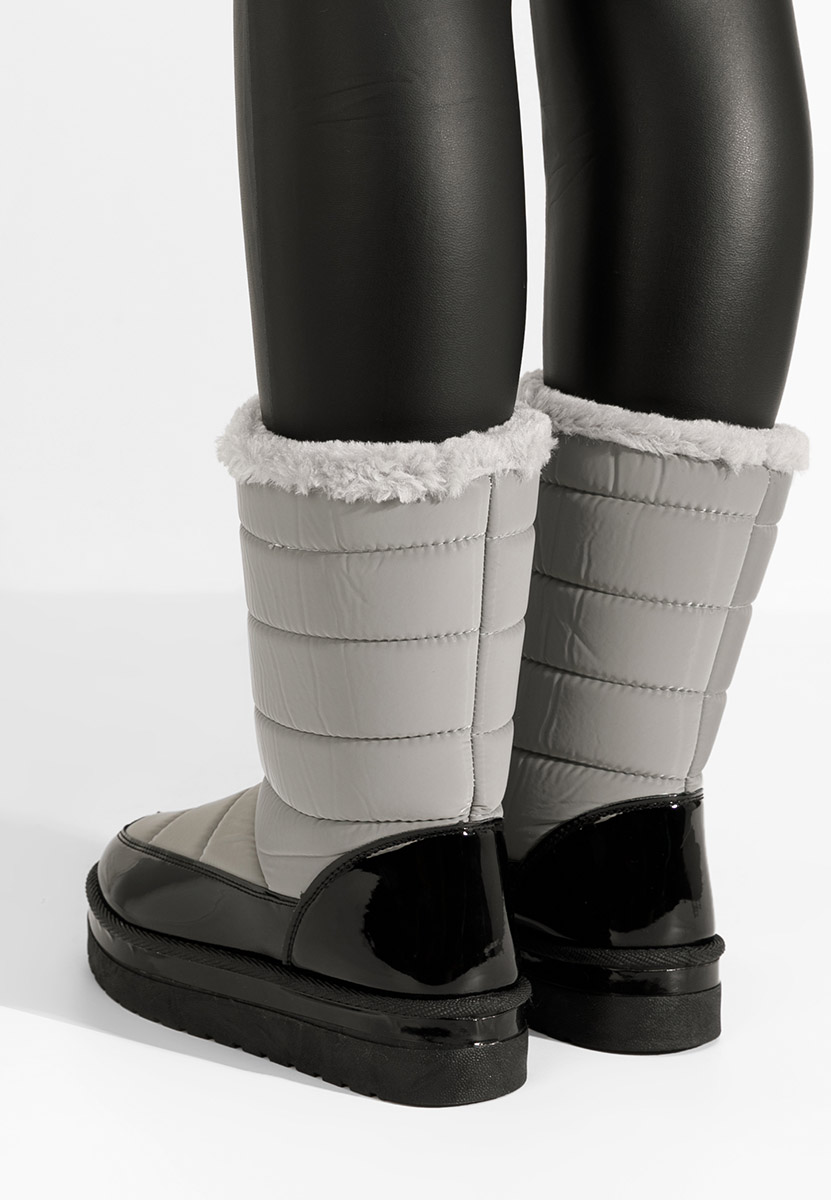 Szare śniegowce damskie Miho