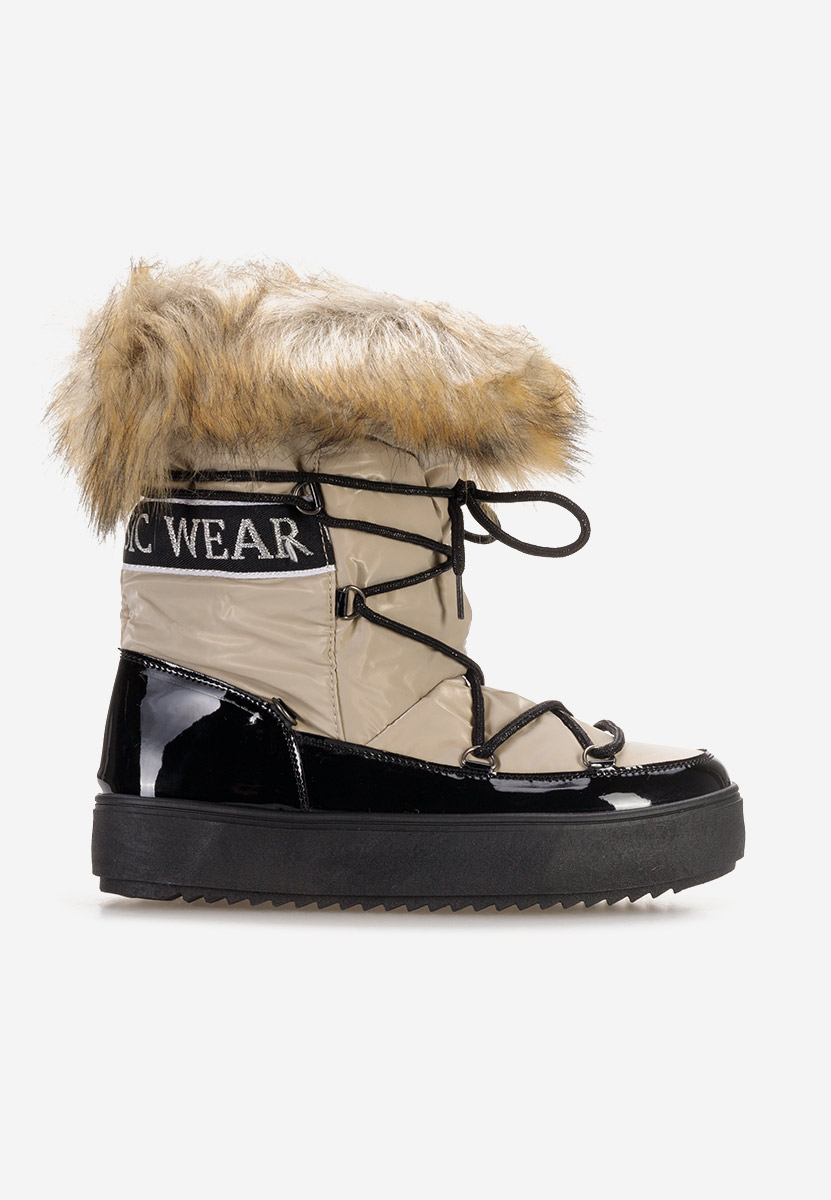 Khaki kozaki damskie Erenya