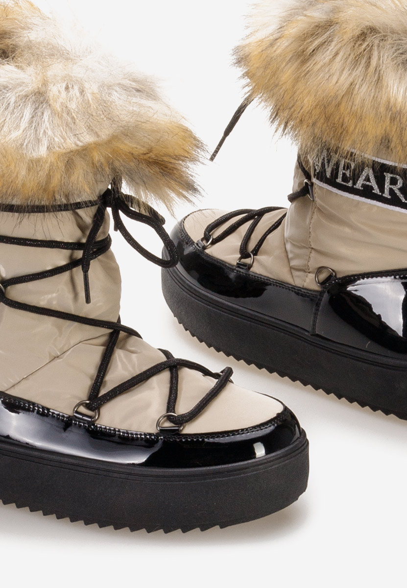 Khaki kozaki damskie Erenya