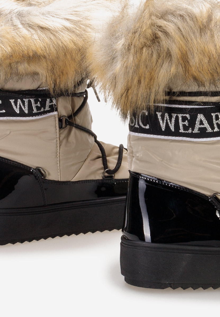 Khaki kozaki damskie Erenya