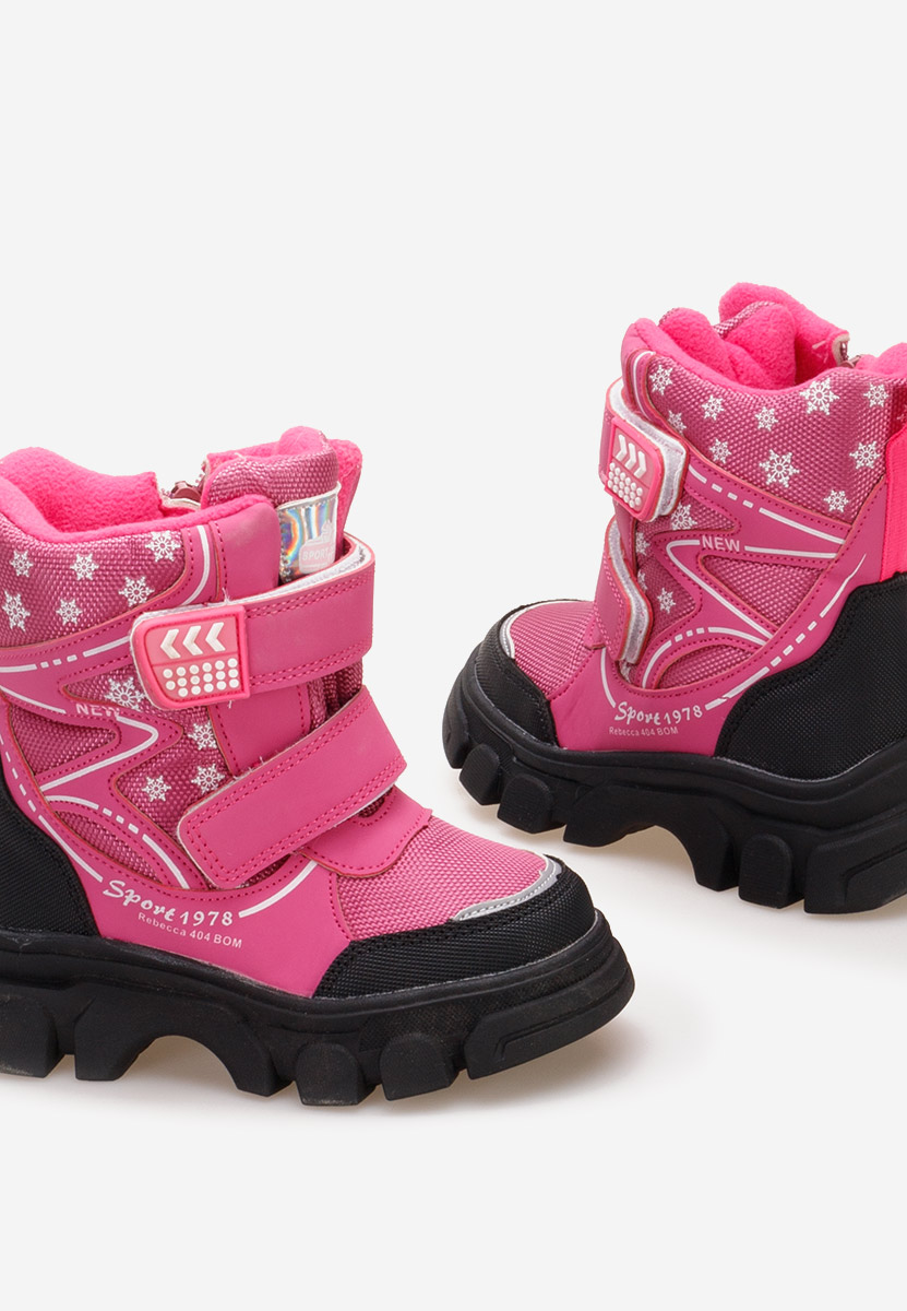 Różowe botki dziewczęce Eileen