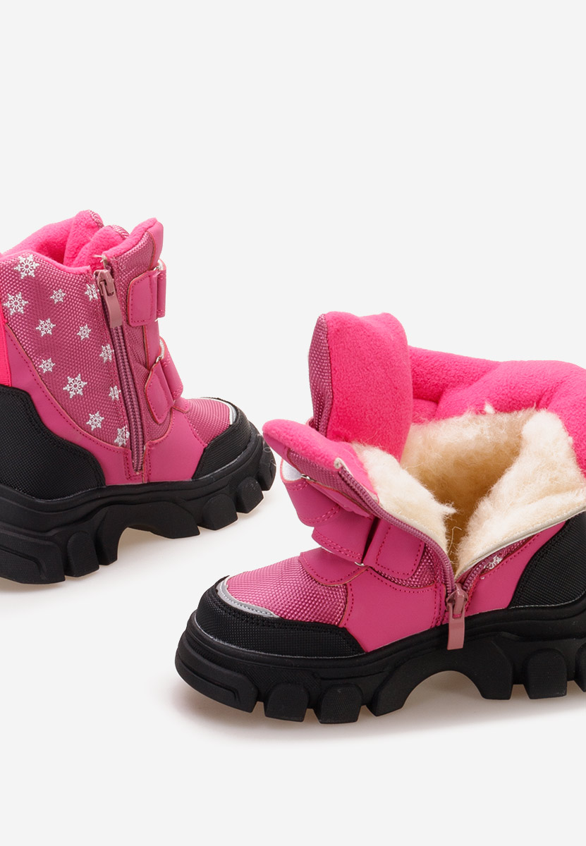 Różowe botki dziewczęce Eileen