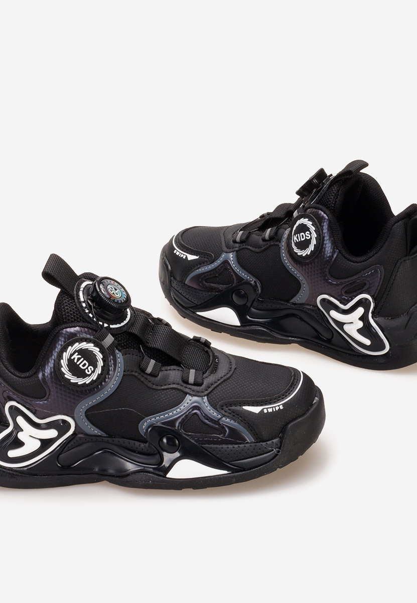 Czarne sneakersy chłopięce Sheba