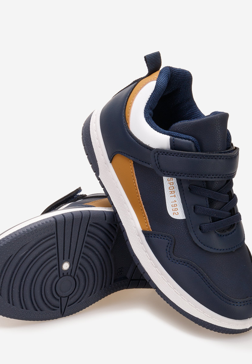 Granatowe sneakersy chłopięce Ataran
