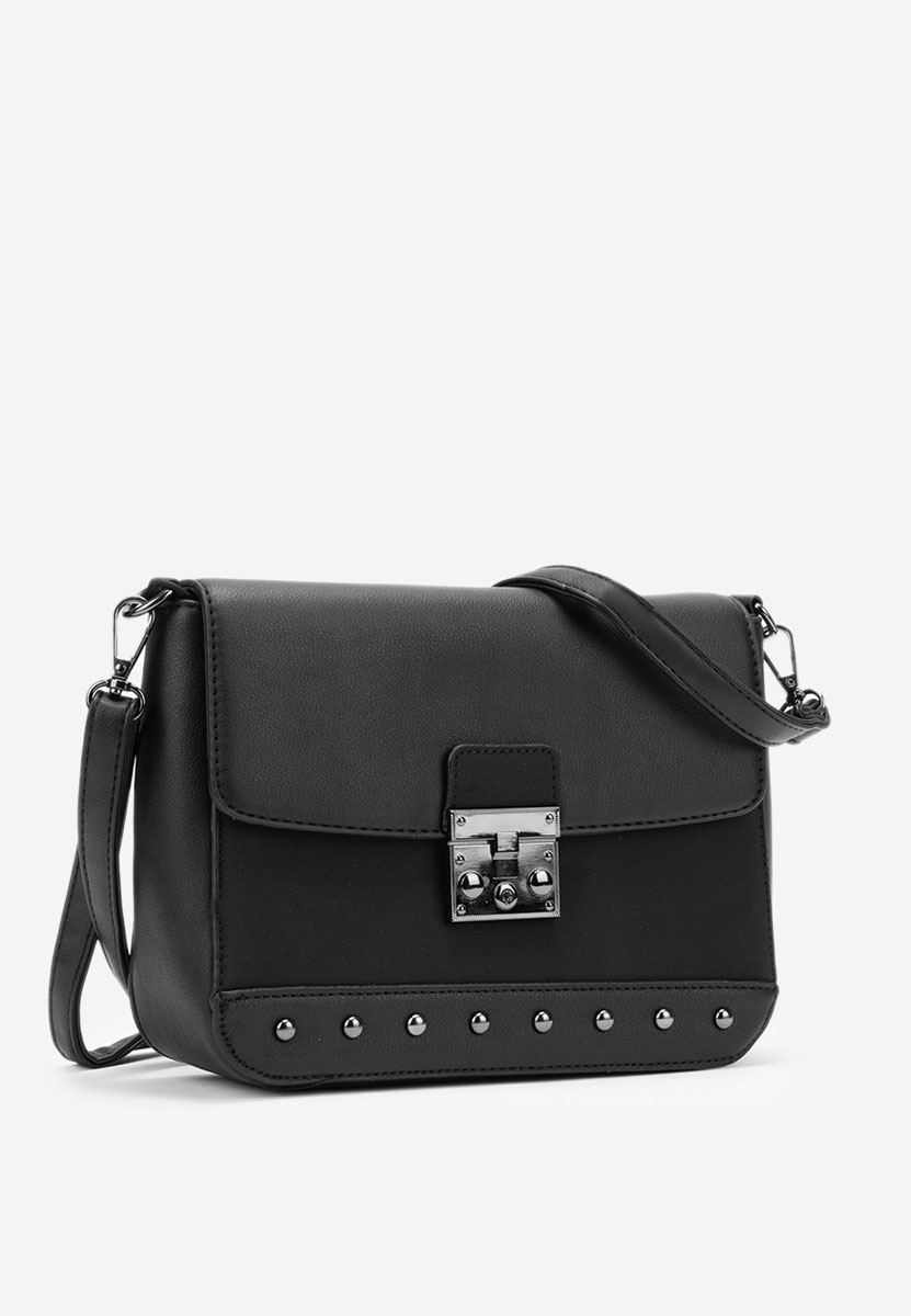 Czarna torebka na ramię Aresea