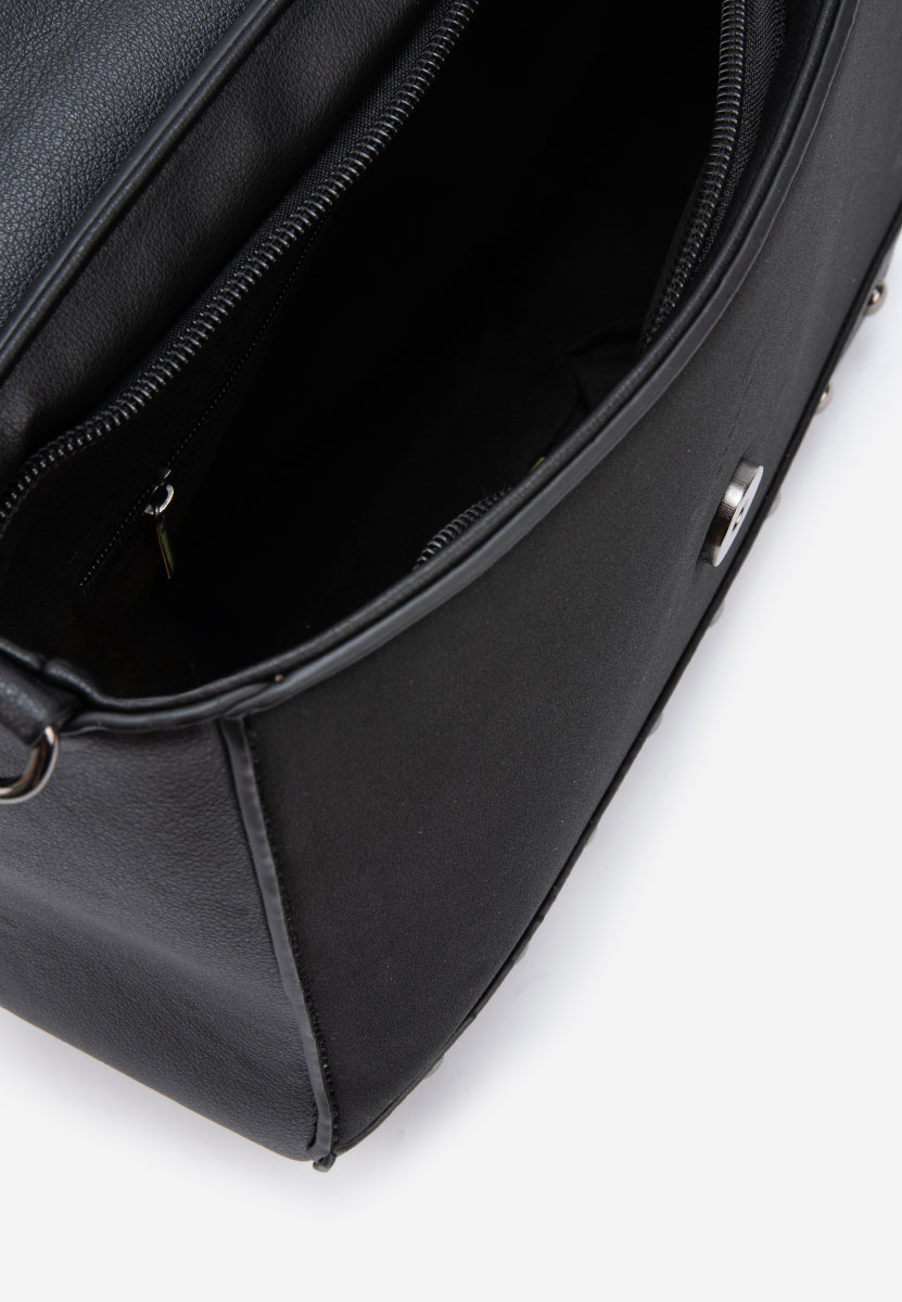 Czarna torebka na ramię Aresea