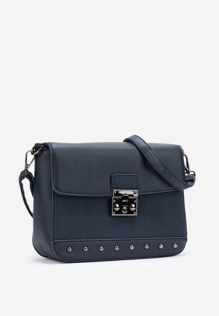 Granatowe torebka na ramię Aresea