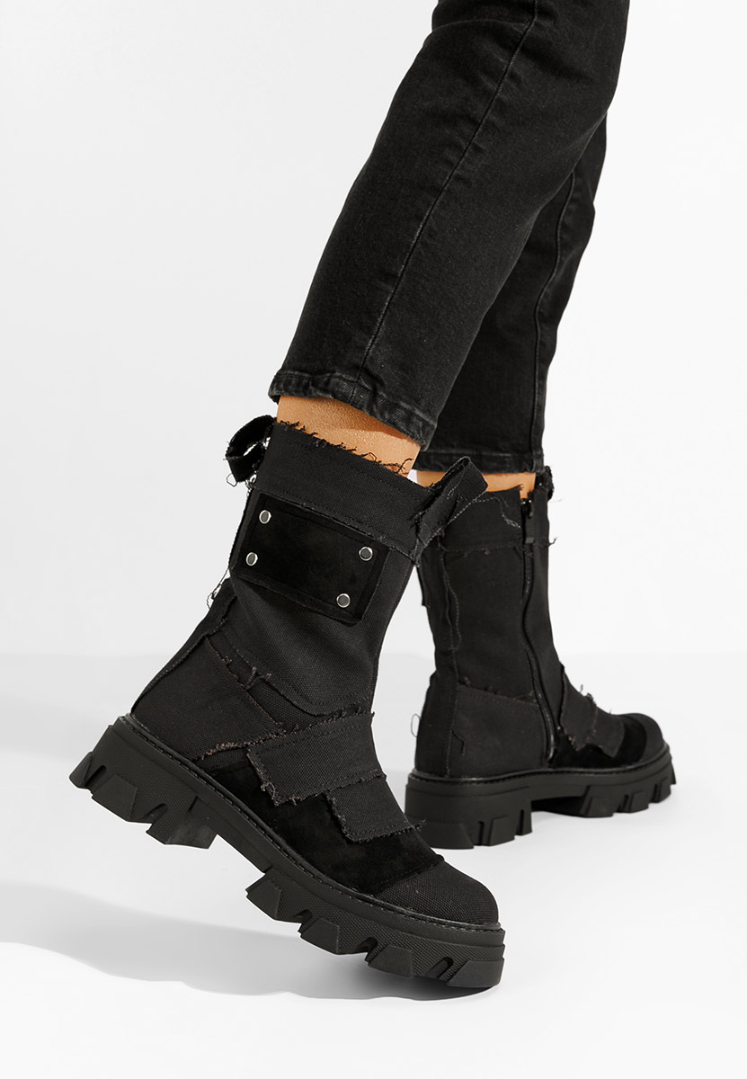 Czarne kozaki damskie Midvala