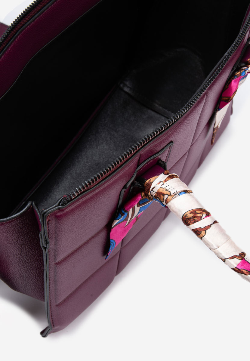 Fioletowe torebka do ręki Selenite