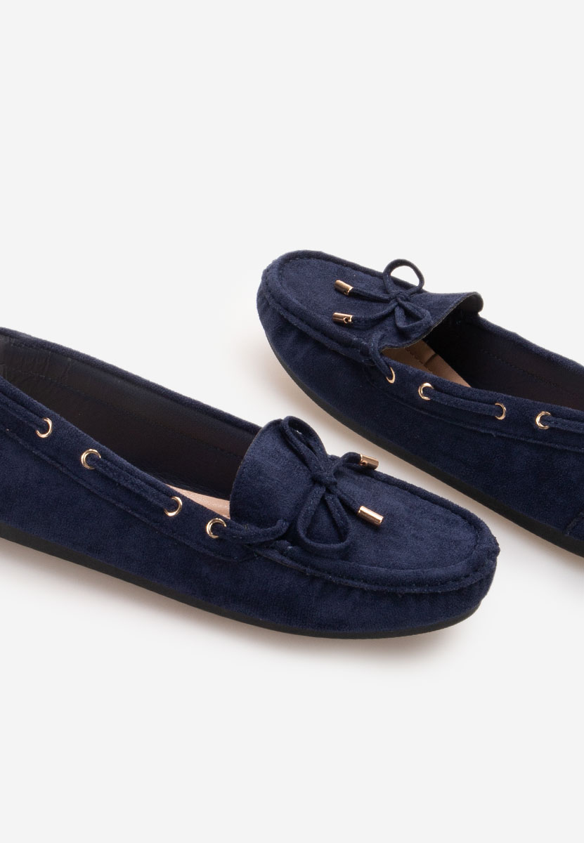 Granatowe mokasyny damskie Teazzura