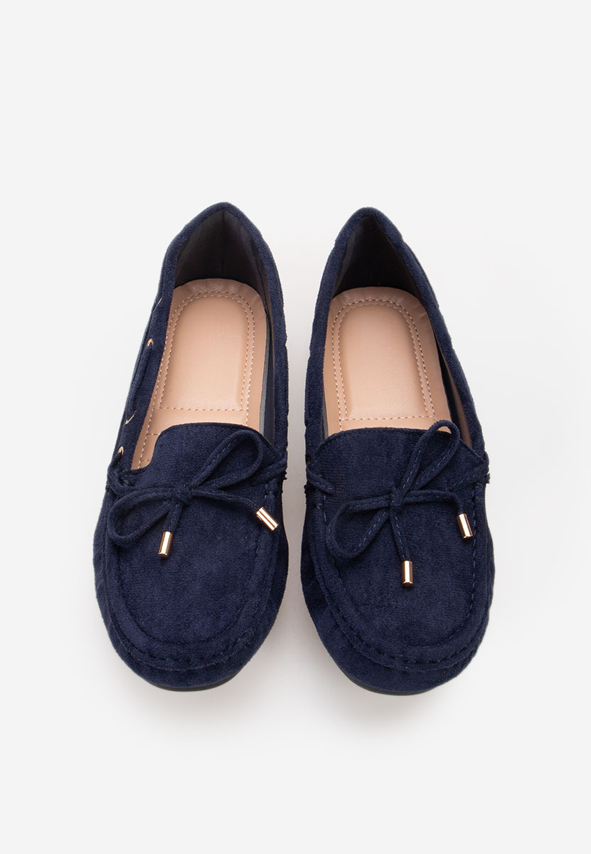 Granatowe mokasyny damskie Teazzura