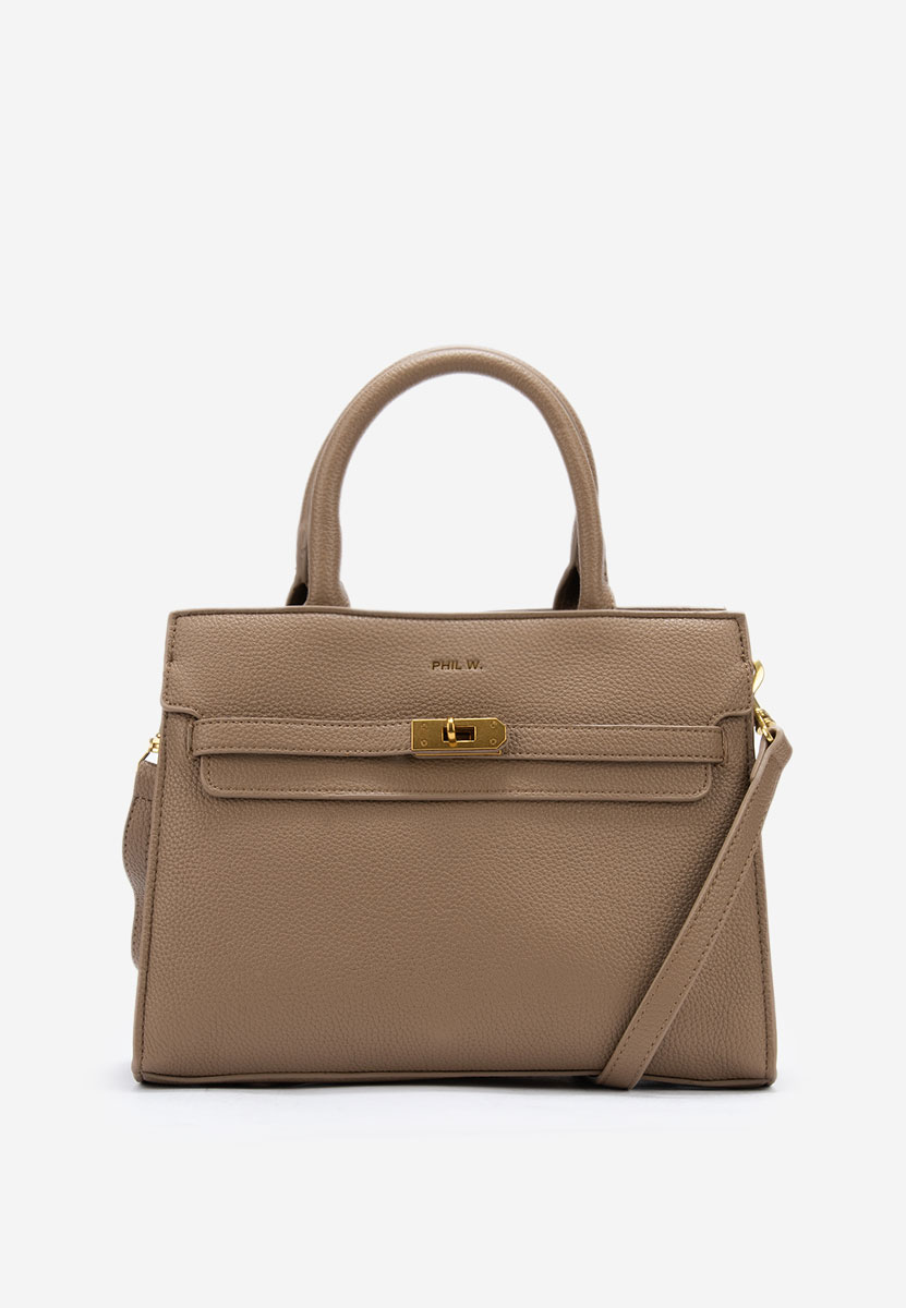 Khaki torebka do ręki Tharsa