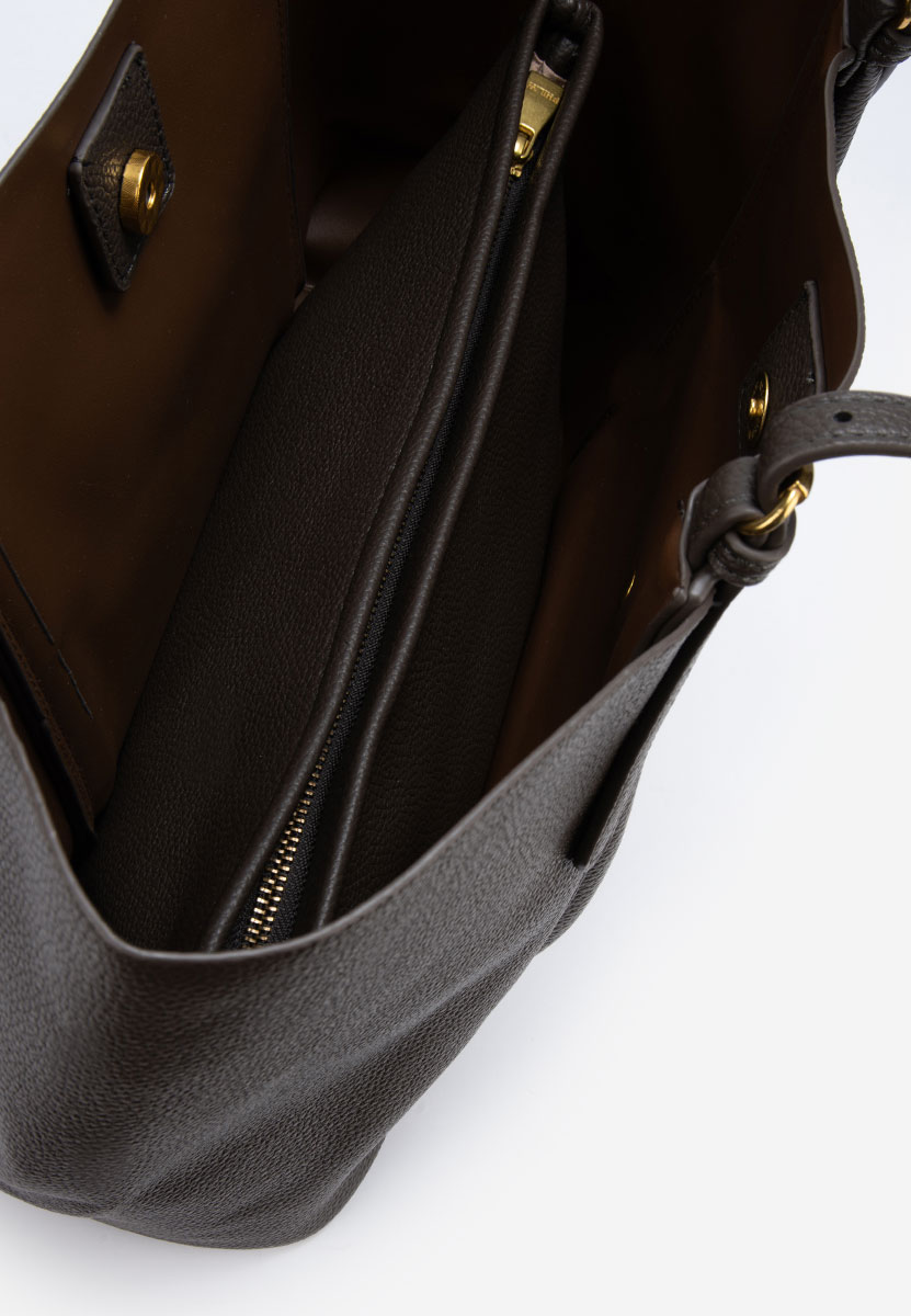 Brązowe torebka na ramię Ylena