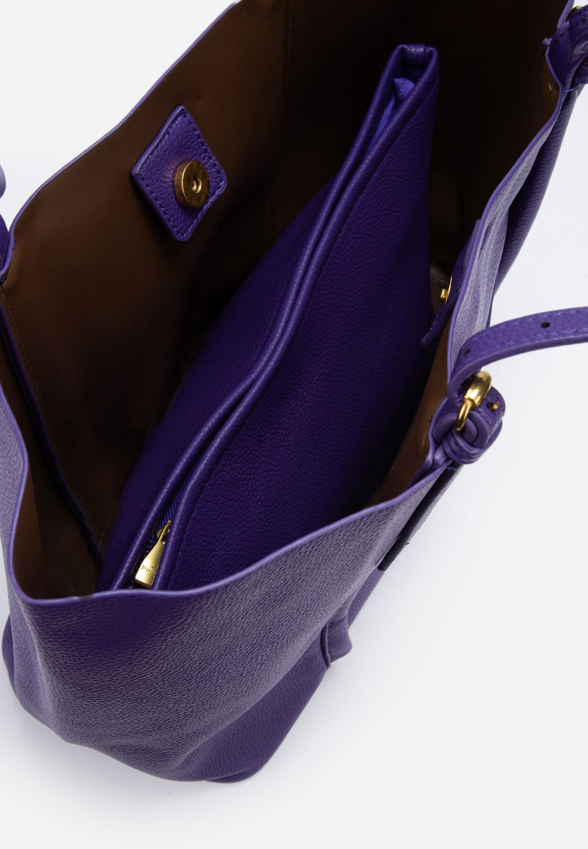 Fioletowe torebka na ramię Ylena