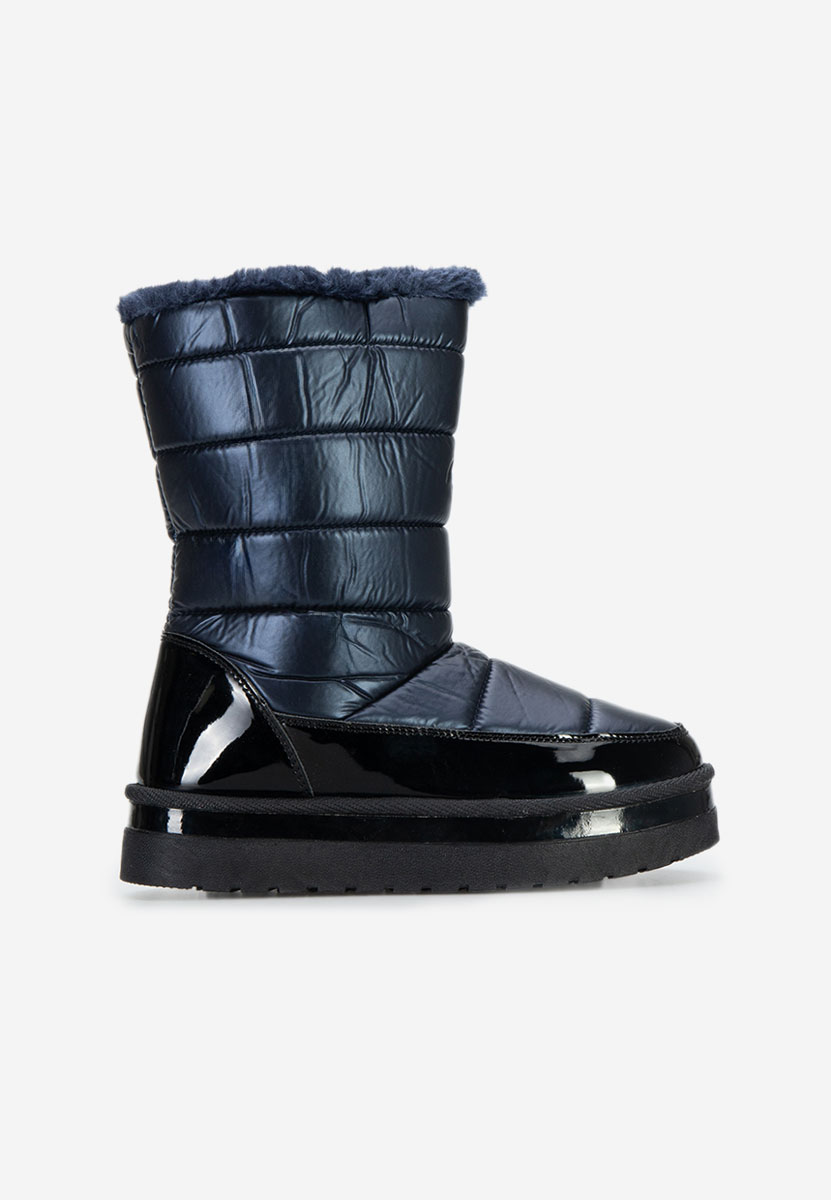 Granatowe śniegowce damskie Miho