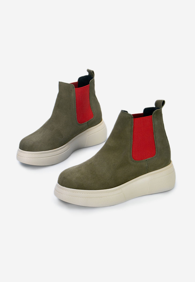 Khaki botki chelsea Kisalia V2
