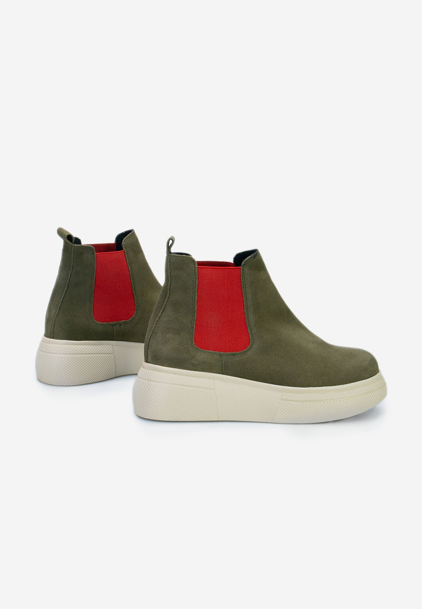 Khaki botki chelsea Kisalia V2