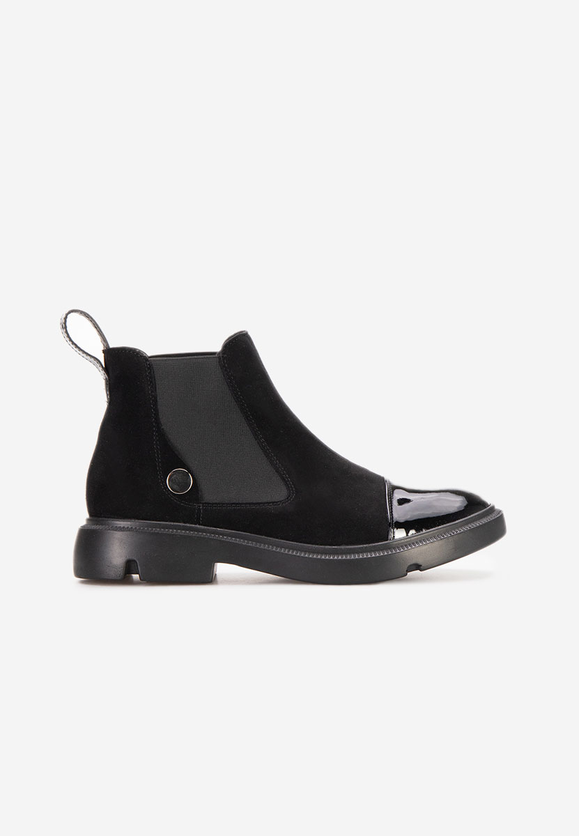 Czarne botki chelsea Lamira V2