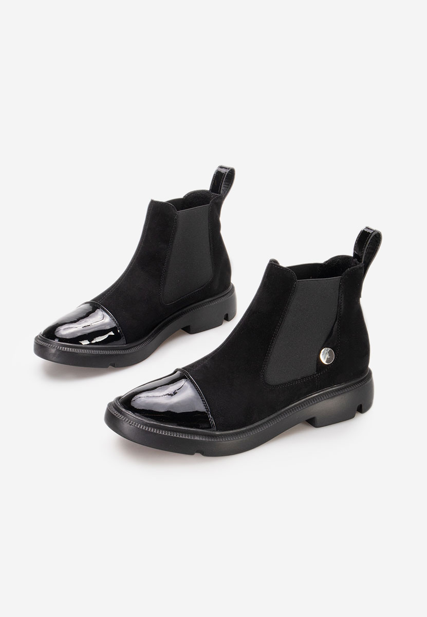 Czarne botki chelsea Lamira V2