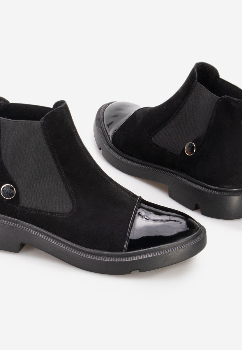 Czarne botki chelsea Lamira V2