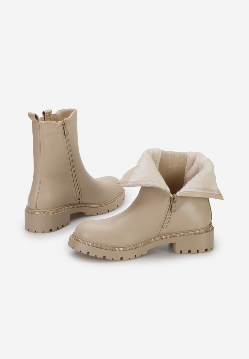 Khaki botki chelsea Nellie