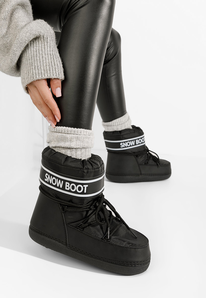 Czarne śniegowce damskie Altares